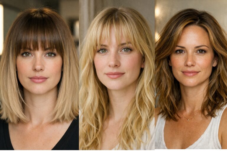 15 Hairstyles for Big Foreheads That Feel Balanced and Easy to Wear