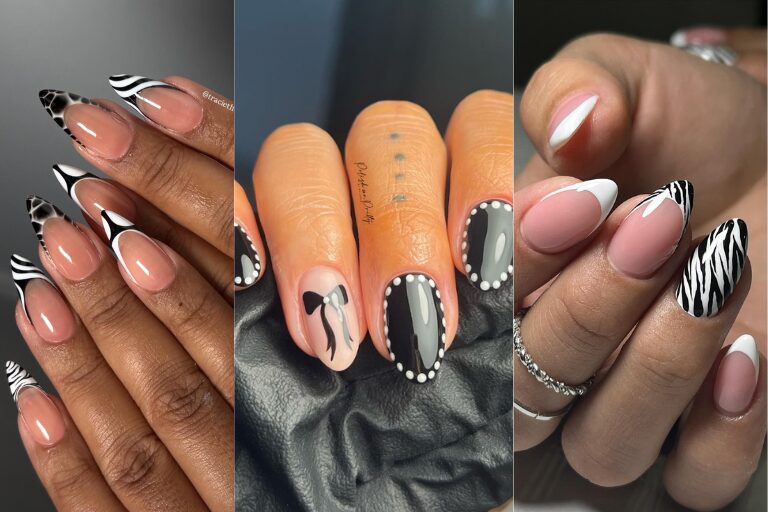 21 Stunning Black & White Nail Ideas That Never Go Out of Style