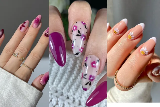 17 Elegant Flower Nails for a Soft, Feminine Look