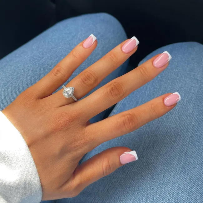 Classic Square White French