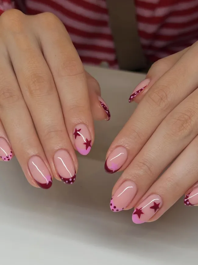 Burgundy Star French