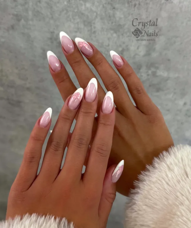 Icy Pink French with Subtle Detail