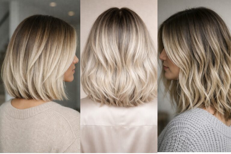 Dark Roots Blonde Balayage Bobs: 21 Bob Ideas That Grow Out Pretty