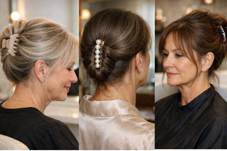 18 Claw Clip Hairstyles for Thin Fine Hair: Easy Volume and Hold