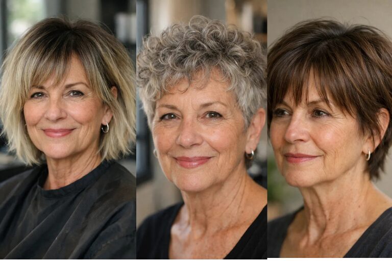 Short Hairstyles for Women Over 60: 20 Cuts That Grow Out Nicely