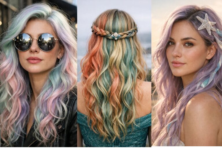 20 Mermaid Hairstyle Ideas: Shine, Texture, and Accessories for Instant Mermaid Vibes