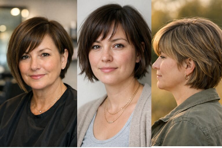 18 Short Bob Hairstyles for Thin Fine Hair With a Round Face: Easy Volume, No Heavy Styling