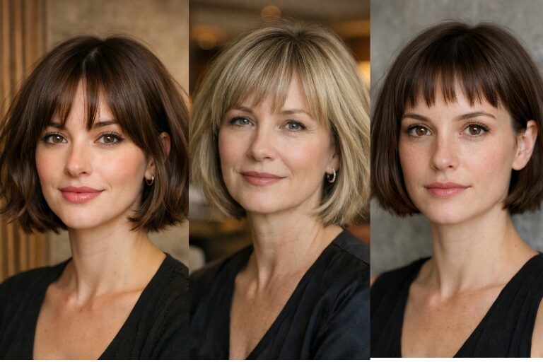 19 Chin-Length Hairstyles With Bangs: Chic Ideas That Instantly Frame the Face