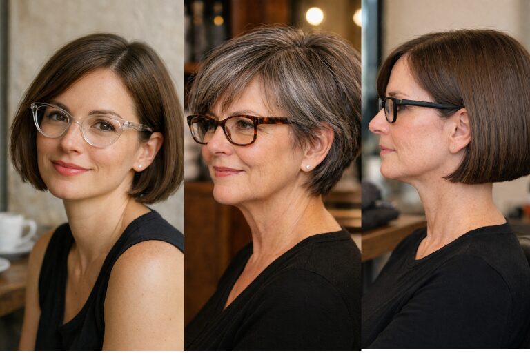 16 Best Hairstyles for Thin Fine Hair With Glasses (So It Doesn’t Fall Flat)