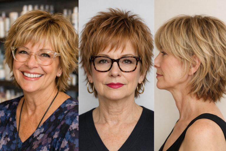 23 Short Shag Haircuts for Women Over 60: Easy Cuts with Soft Texture