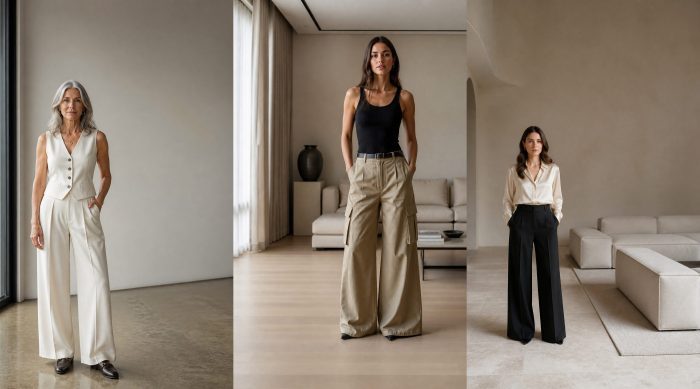 18 Wide Leg Trousers Outfits That Are Trending Right Now