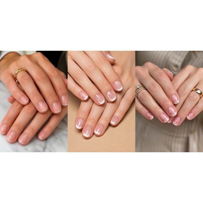 19 Modern French Tip Nail Designs for Short Nails