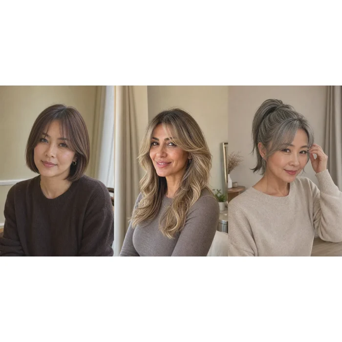 22 Curtain Bangs for Fine Hair Over 40 That Look Effortlessly Chic